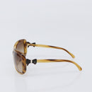 CHANEL Sunglasses plastic Beige CC Auth 200690A-3