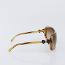 CHANEL Sunglasses plastic Beige CC Auth 200690A-4