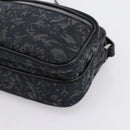 VERSACE Shoulder Bag Canvas Black Silver Auth 200698V-14