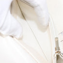 CHANEL Matelasse Long Wallet Caviar Skin White Gold CC Auth 200700-21