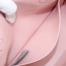 VERSACE Hand Bag Leather 2way Pink Silver Auth 200701V-25