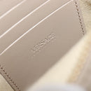 VERSACE Shoulder Bag Canvas Beige Gold Auth 200702V-10