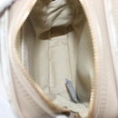 VERSACE Shoulder Bag Canvas Beige Gold Auth 200702V-11