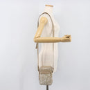VERSACE Shoulder Bag Canvas Beige Gold Auth 200702V-23