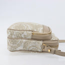 VERSACE Shoulder Bag Canvas Beige Gold Auth 200702V-3