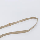 VERSACE Shoulder Bag Canvas Beige Gold Auth 200702V-8