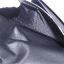 VERSACE Clutch Bag Leather Black Silver Auth 200703V-18