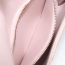 VERSACE Chain Shoulder Wallet Greca Goddess Leather Pink Gold Auth 200704V-25