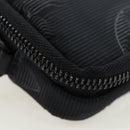 LOUIS VUITTON 3D monogram Double Phone Pouch Black M80141 LV Auth 200705M-17