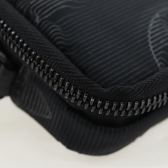LOUIS VUITTON 3D monogram Double Phone Pouch Black M80141 LV Auth 200705M