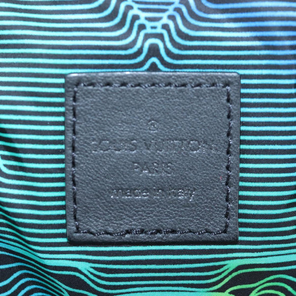 LOUIS VUITTON 3D monogram Double Phone Pouch Black M80141 LV Auth 200705M