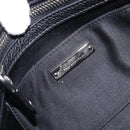 Miu Miu Shoulder Bag Leather Black Silver Auth 200710A-18