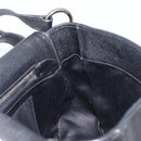 Miu Miu Shoulder Bag Leather Black Silver Auth 200710A-20