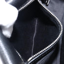 Miu Miu Shoulder Bag Leather Black Silver Auth 200710A-23