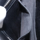 Miu Miu Shoulder Bag Leather Black Silver Auth 200710A-24