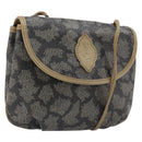 SAINT LAURENT Shoulder Bag PVC Canvas Gray Auth 200711-1