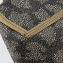 SAINT LAURENT Shoulder Bag PVC Canvas Gray Auth 200711-10