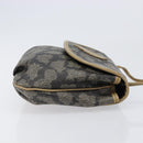 SAINT LAURENT Shoulder Bag PVC Canvas Gray Auth 200711-3