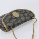 SAINT LAURENT Shoulder Bag PVC Canvas Gray Auth 200711-6