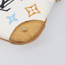 LOUIS VUITTON Monogram Multicolor Pochette Mira MM White M60096 LV Auth 200712V-17