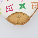 LOUIS VUITTON Monogram Multicolor Pochette Mira MM White M60096 LV Auth 200712V-18