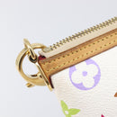 LOUIS VUITTON Monogram Multicolor Pochette Mira MM White M60096 LV Auth 200712V-8