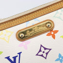 LOUIS VUITTON Monogram Multicolor Pochette Mira MM White M60096 LV Auth 200712V-19