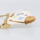 LOUIS VUITTON Monogram Multicolor Pochette Mira MM White M60096 LV Auth 200712V-4