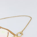 LOUIS VUITTON Monogram Multicolor Pochette Mira MM White M60096 LV Auth 200712V-14