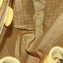 GUCCI Bamboo Backpack Suede Yellow Gold 003 58 0016 Auth 200716A-19