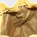 GUCCI Bamboo Backpack Suede Yellow Gold 003 58 0016 Auth 200716A-21