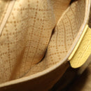GUCCI Bamboo Backpack Suede Yellow Gold 003 58 0016 Auth 200716A-24