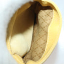 GUCCI Bamboo Backpack Suede Yellow Gold 003 58 0016 Auth 200716A-26