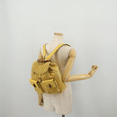 GUCCI Bamboo Backpack Suede Yellow Gold 003 58 0016 Auth 200716A-29