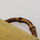 GUCCI Bamboo Backpack Suede Yellow Gold 003 58 0016 Auth 200716A-8