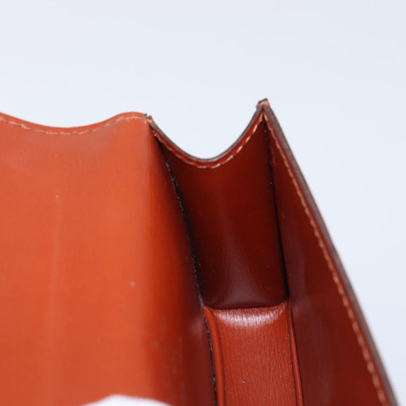 LOUIS VUITTON Epi Tilsitt Pouch Brown M52603 LV Auth 200717