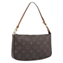 LOUIS VUITTON Monogram Pochette Accessoires Pouch M51980 LV Auth 200720A-1