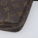 LOUIS VUITTON Monogram Pochette Accessoires Pouch M51980 LV Auth 200720A-11