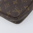 LOUIS VUITTON Monogram Pochette Accessoires Pouch M51980 LV Auth 200720A-12