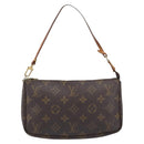 LOUIS VUITTON Monogram Pochette Accessoires Pouch M51980 LV Auth 200720A-2