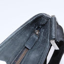 GUCCI GG Canvas Guccissima Shoulder Bag Canvas Black Silver 161822 Auth 200724-15