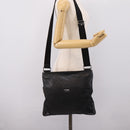 GUCCI GG Canvas Guccissima Shoulder Bag Canvas Black Silver 161822 Auth 200724-24