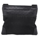 GUCCI GG Canvas Guccissima Shoulder Bag Canvas Black Silver 161822 Auth 200724-3