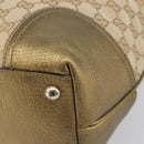 GUCCI GG Canvas Pretty Tote Bag Beige Gold 181779 Auth 200725A-10
