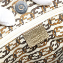 GUCCI GG Canvas Pretty Tote Bag Beige Gold 181779 Auth 200725A-16