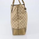 GUCCI GG Canvas Pretty Tote Bag Beige Gold 181779 Auth 200725A-5