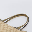 GUCCI GG Canvas Pretty Tote Bag Beige Gold 181779 Auth 200725A-7