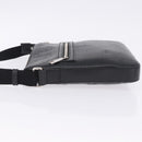 GUCCI GG Emboss Shoulder Bag Leather Black Silver 406410 Auth 200726-6