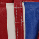 BALENCIAGA Bazaar Shopper Hand Bag Leather 2way Red Silver 443096 Auth 200727A-3