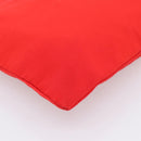 FENDI Zucca Canvas Clutch Bag Red Gold Auth 200728A-16